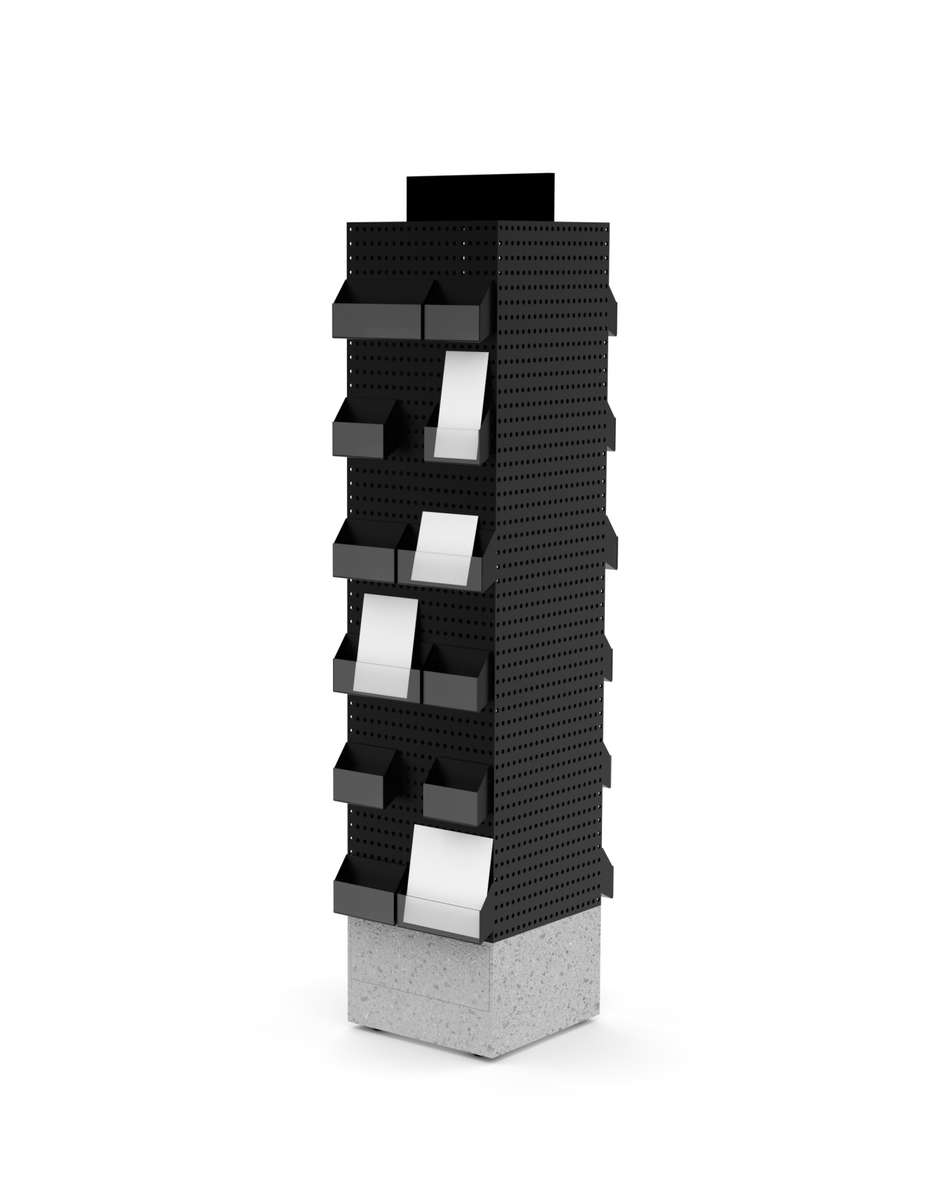 grusskarten display bethge beton mit karten ohne logo