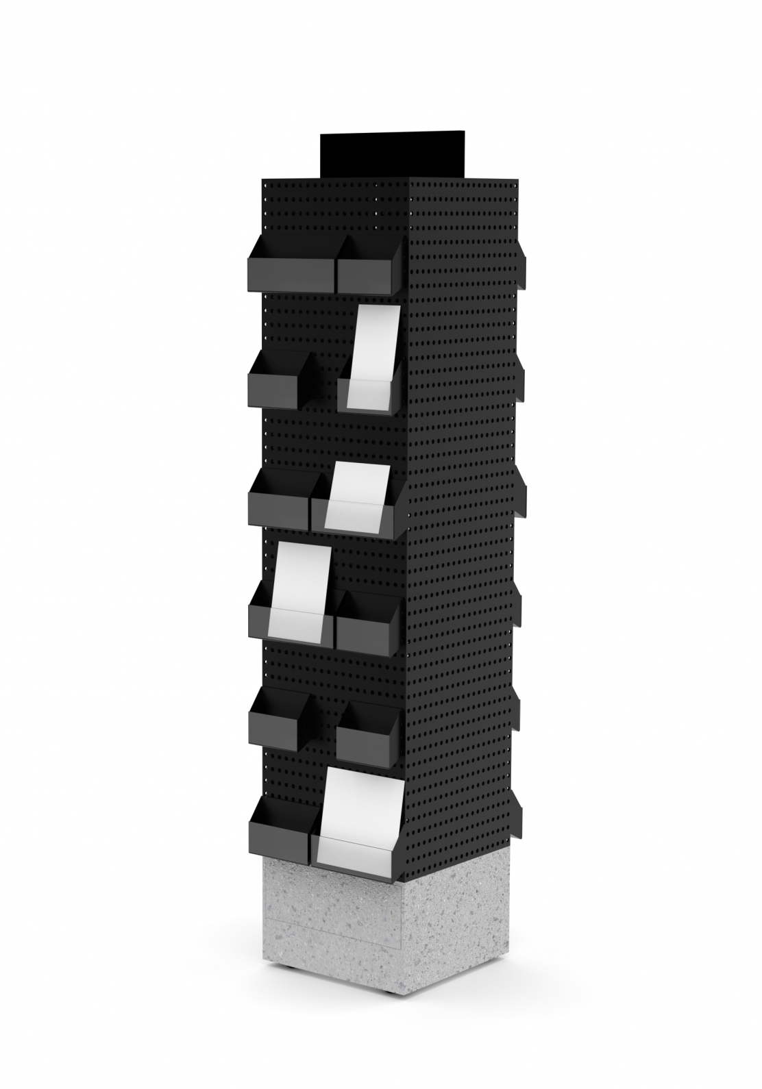 grusskarten display bethge beton mit karten ohne logo