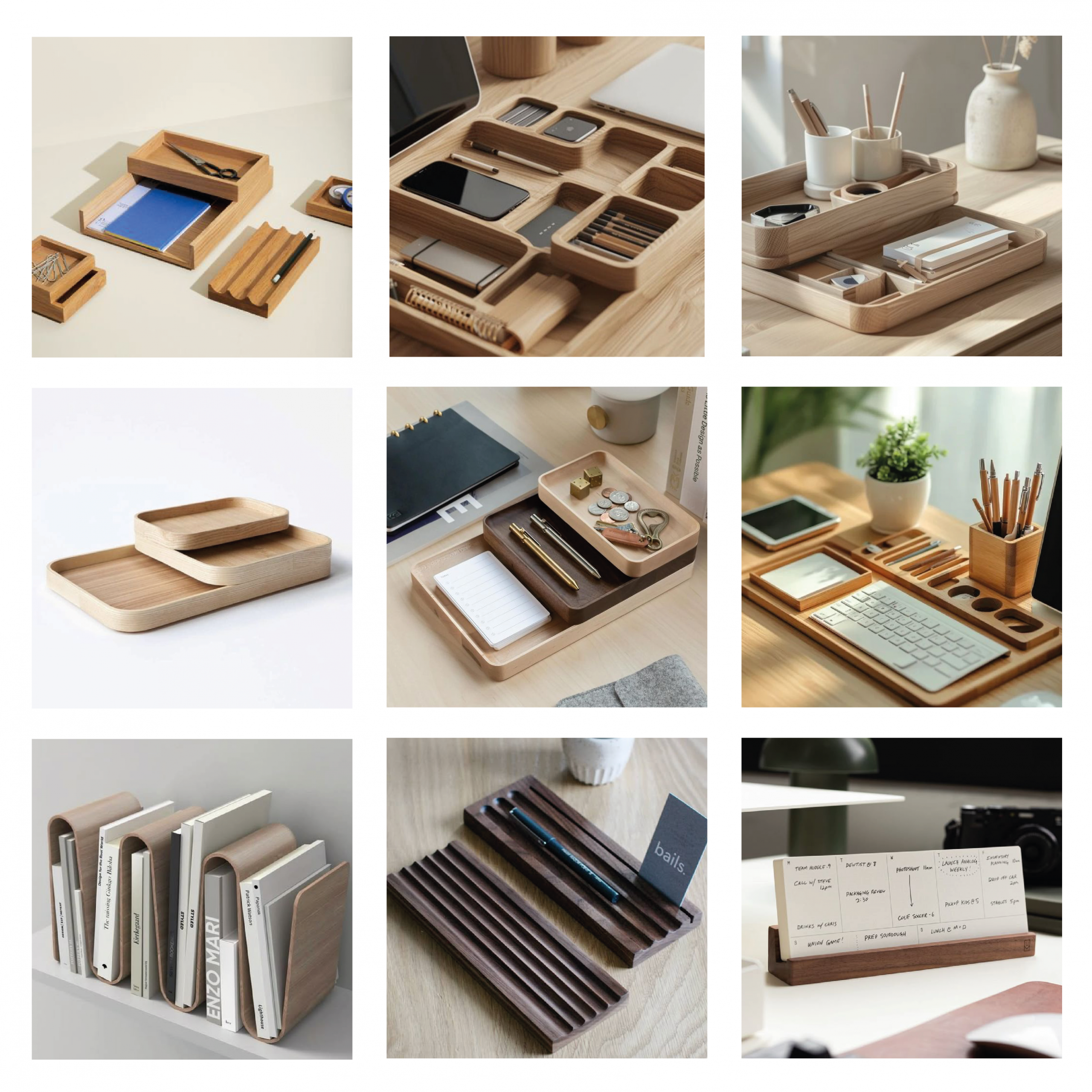 moodboard desk organizer zeichenfläche 1